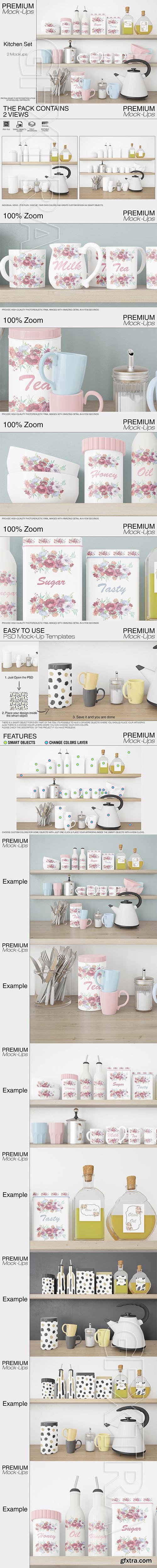 CreativeMarket - Kitchen Accessories Set 2202893