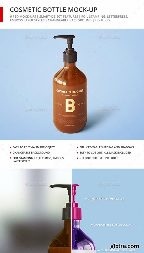 GraphicRiver - Cosmetic Bottle Mock-up - Dispenser Bottle 21280835