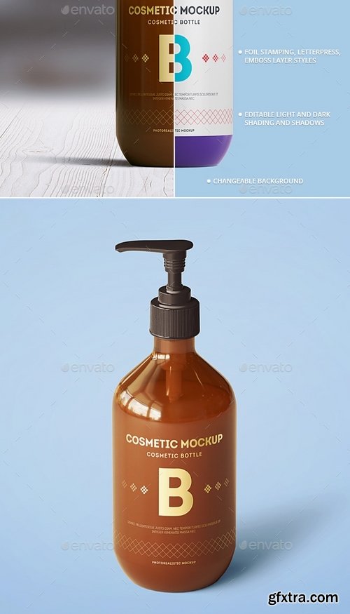 GraphicRiver - Cosmetic Bottle Mock-up - Dispenser Bottle 21280835