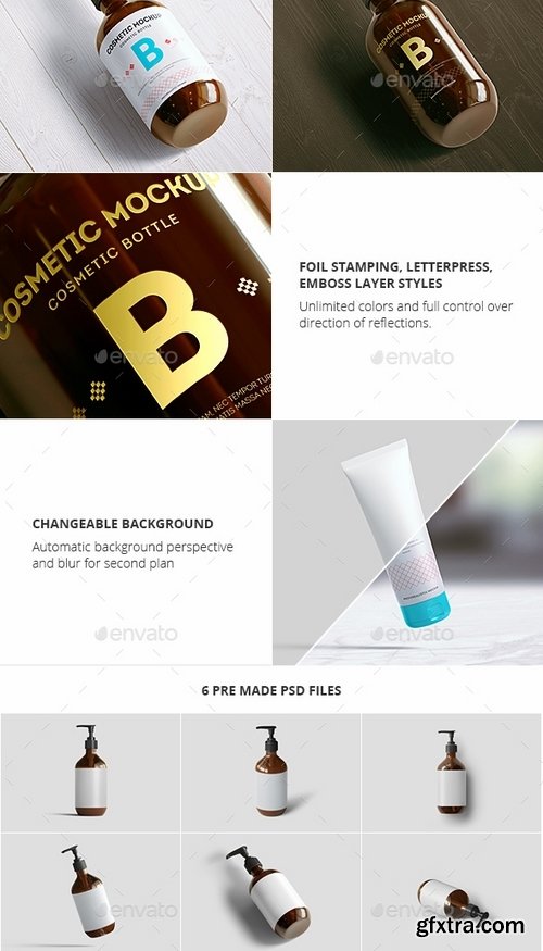 GraphicRiver - Cosmetic Bottle Mock-up - Dispenser Bottle 21280835