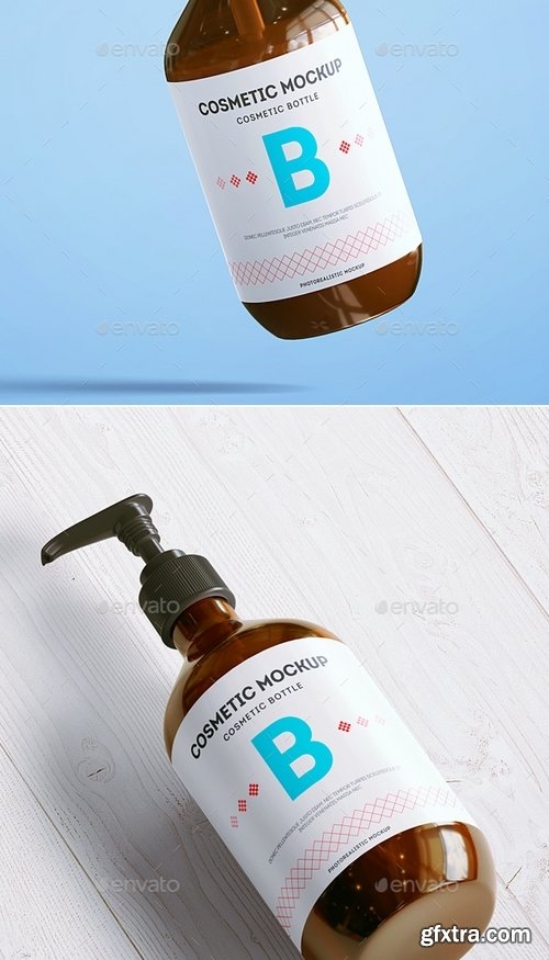 GraphicRiver - Cosmetic Bottle Mock-up - Dispenser Bottle 21280835