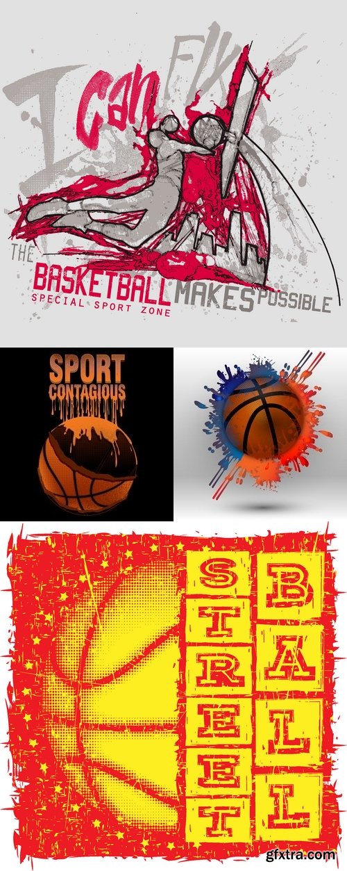 Vectors - Creative Basketball Backgrounds 10