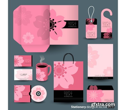 Stationery Set Design #1, 25xEPS