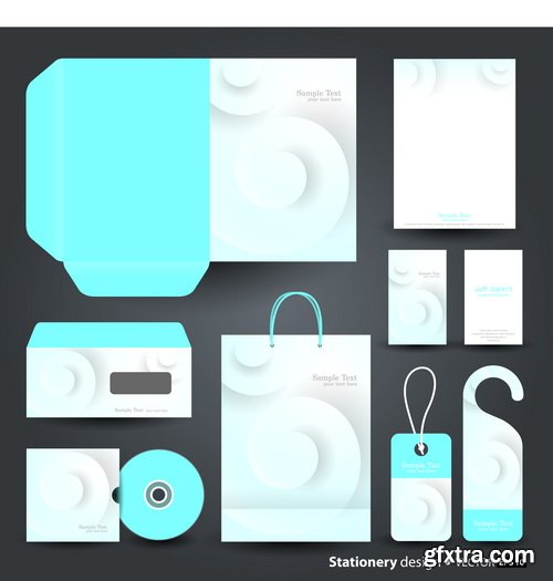 Stationery Set Design #1, 25xEPS