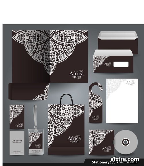 Stationery Set Design #1, 25xEPS