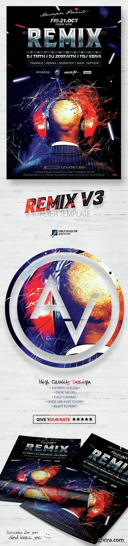 Graphicriver - Remix Flyer Template V3 15176557