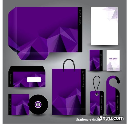 Stationery Set Design #2, 25xEPS