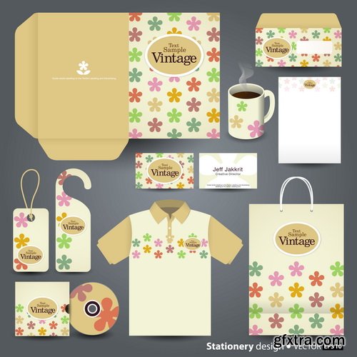 Stationery Set Design #2, 25xEPS