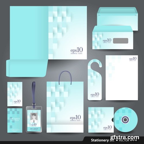 Stationery Set Design #2, 25xEPS