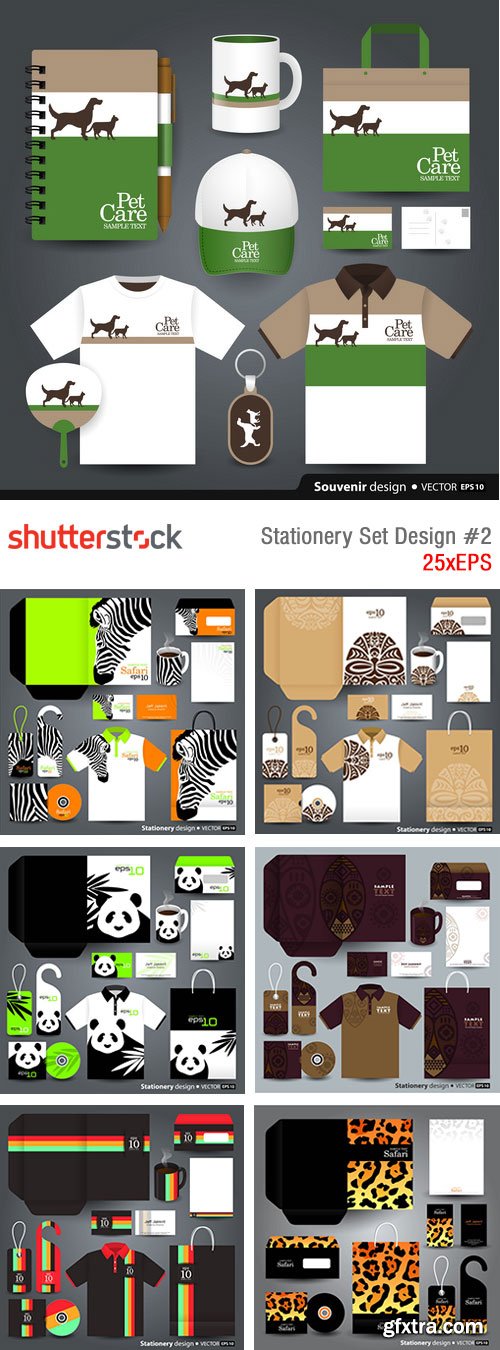 Stationery Set Design #2, 25xEPS