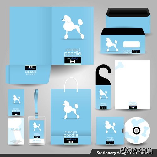 Stationery Set Design #2, 25xEPS