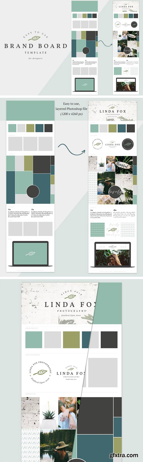 CM - Brand Board Template // Mood Board 2221894