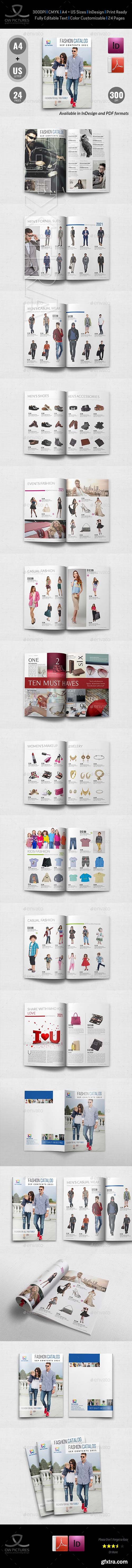 GraphicRiver - Fashion Catalog Brochure Template - 24 Pages 21284498