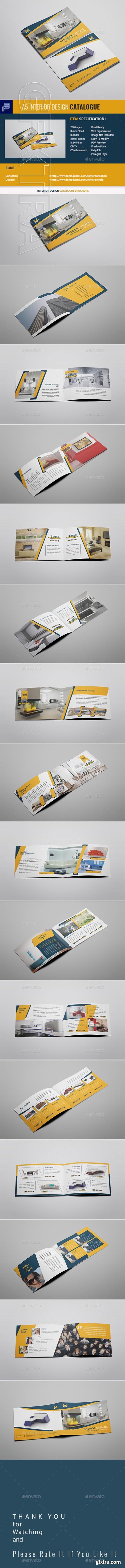 GraphicRiver - A5 Interior Design Catalogue Brochure 21283943