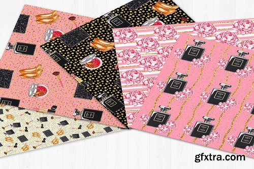 CM - Makeup Fashion Digital Paper 2211909