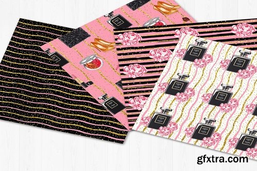 CM - Makeup Fashion Digital Paper 2211909