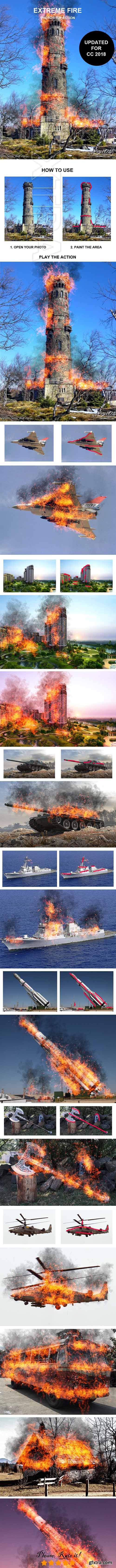 GraphicRiver - Fire Photoshop Action 21280090