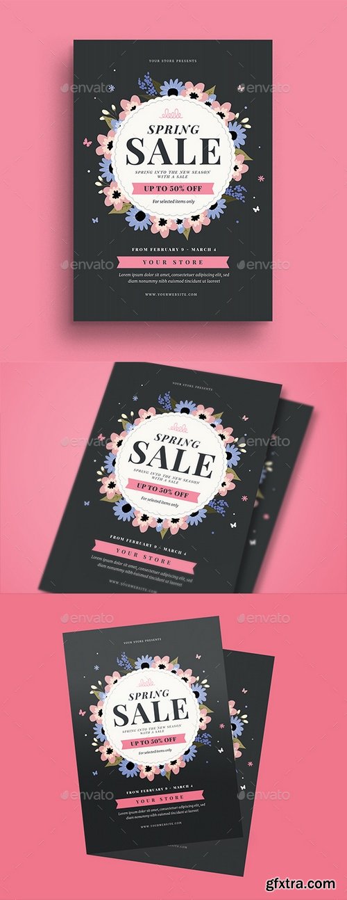 Graphicriver - Spring Sale Event Flyer 21292475