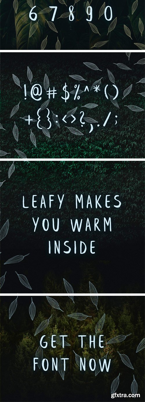 Leafy Font