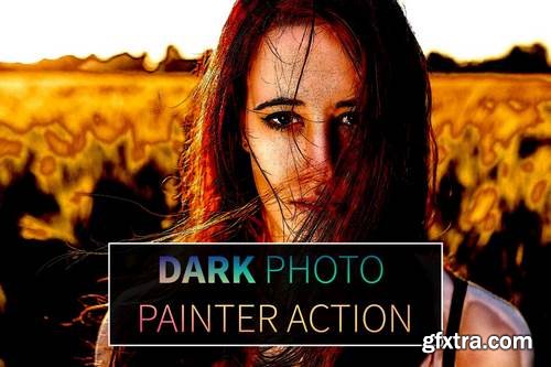 Trendy Dark Photo Painter Action