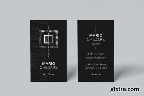 CM - Chezare B. 8 Business Card Templates 2207367