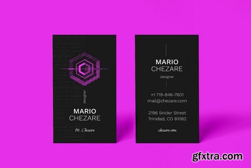 CM - Chezare B. 8 Business Card Templates 2207367