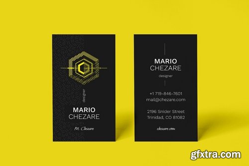 CM - Chezare B. 8 Business Card Templates 2207367