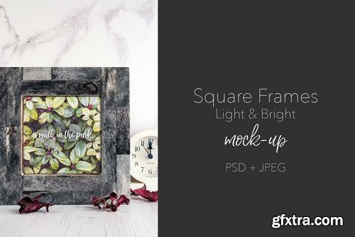 CM - Square Frames - Bright - Mock Up Set 2209341