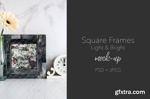 CM - Square Frames - Bright - Mock Up Set 2209341