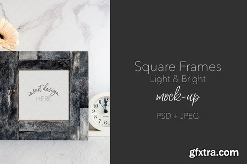 CM - Square Frames - Bright - Mock Up Set 2209341