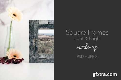 CM - Square Frames - Bright - Mock Up Set 2209341