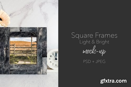 CM - Square Frames - Bright - Mock Up Set 2209341