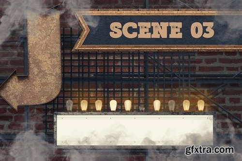 Marquee Light Bulbs Front 6 -Scenes & Tutorials