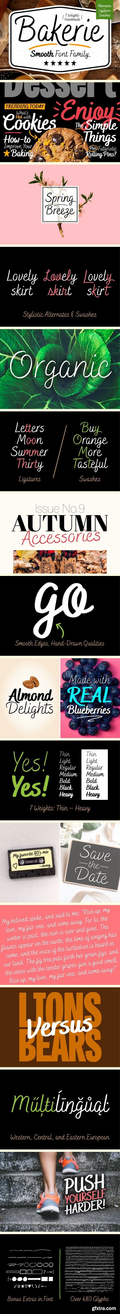 CM - Bakerie Smooth Font Family 1915810