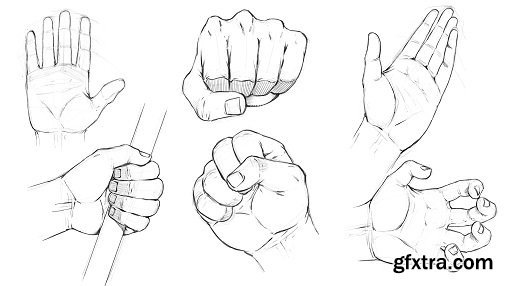 How to Draw Dynamic Hand Poses - Step by Step