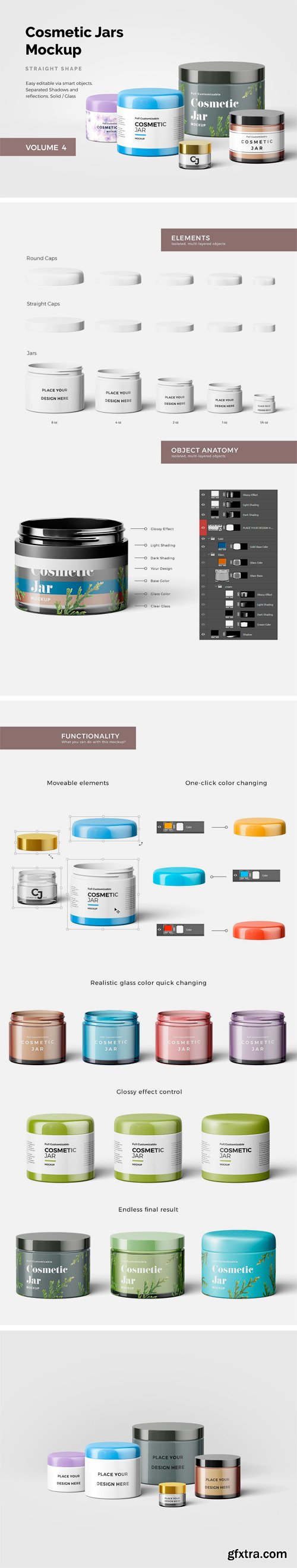 CM - Cosmetic Jars Mockup 2200731