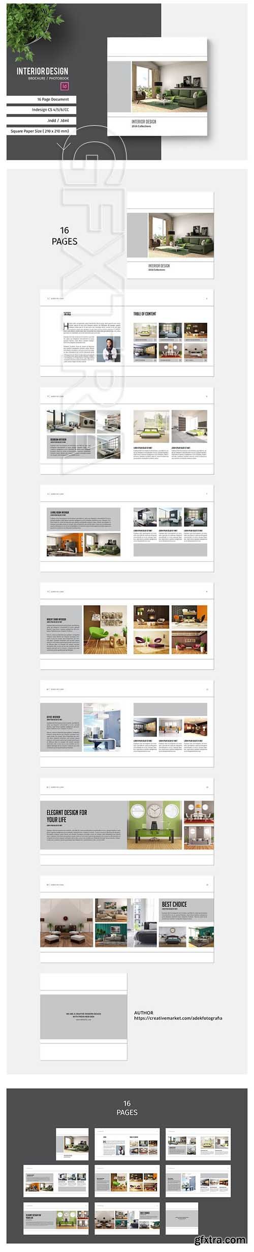 CreativeMarket - Square Brochure Catalog 2219568