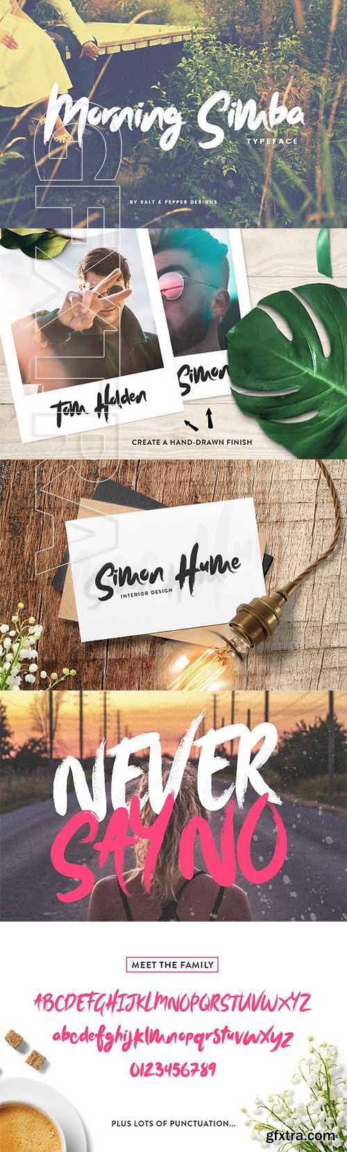 CreativeMarket - Morning Simba Font 2217896