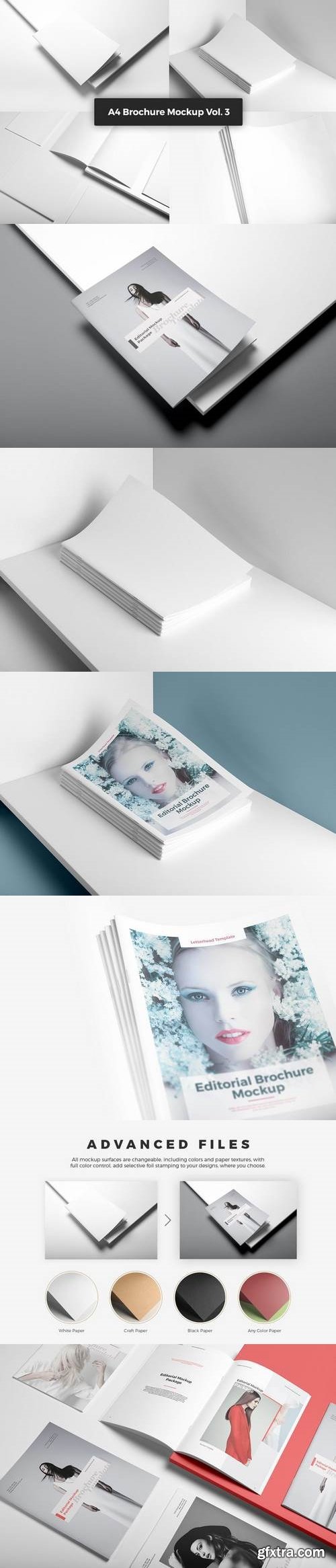 Portrait Brochure Mockup Vol. 3