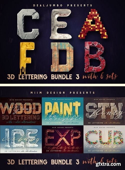 CM - 3D Lettering MegaBundle 3 1477115