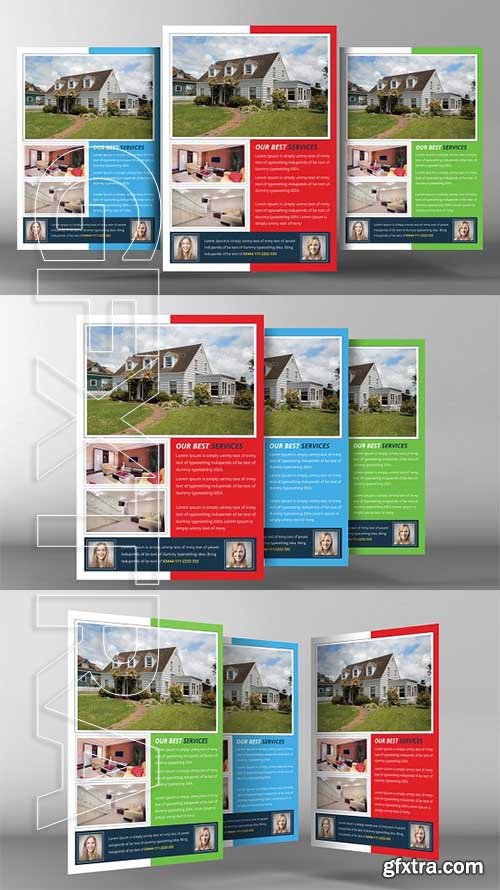 CreativeMarket - Real Estate Flyer Template 2219340