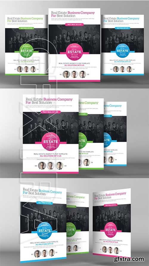 CreativeMarket - Real Estate Agent Flyer 2219314