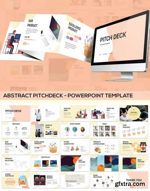 Abstract Pitchdeck - powerpoint Template