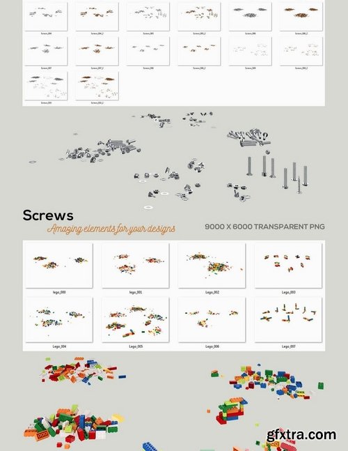 Marquee Light Bulbs Chaos 17 - Shapes & Backgrouds