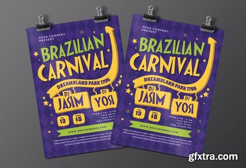 Brazilian Carnival Flyer