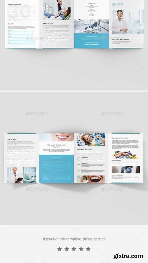GraphicRiver - Brochure – Dentist 4-Fold A5 21302113