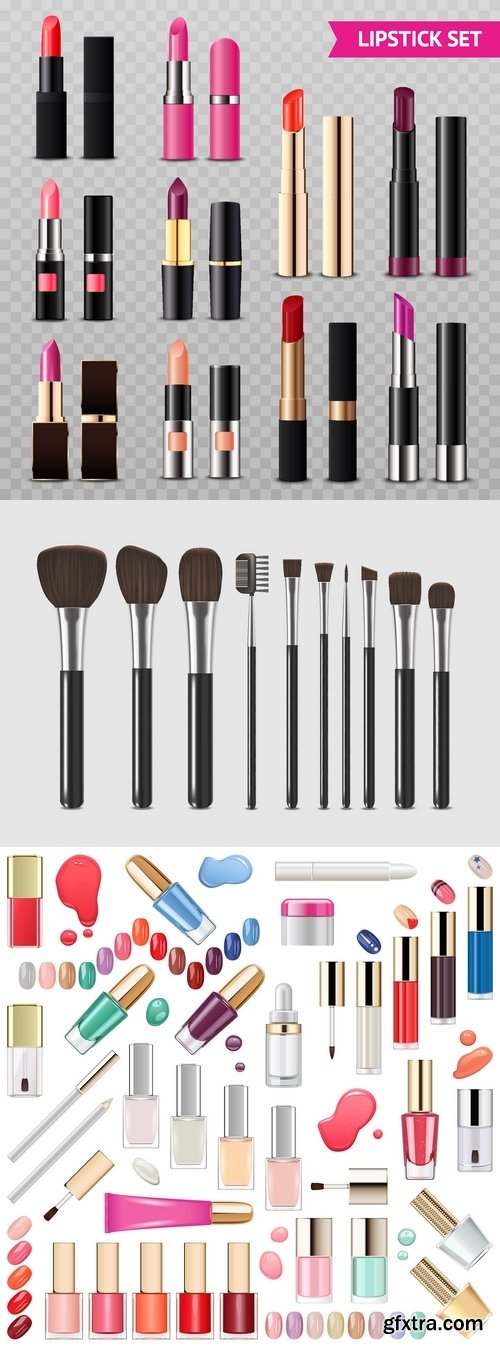 Vectors - Different Cosmetics Set 5