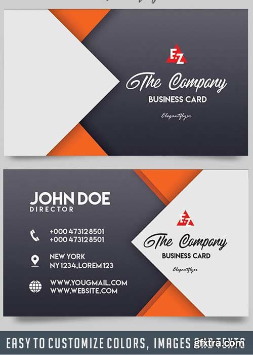 The Company V5 2018 Business Card Templates PSD