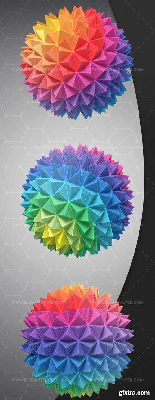 Paper Ball V1 2018 3d Render Templates