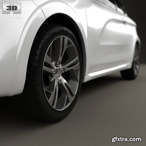 Peugeot 208 GTI 2013 3D Model